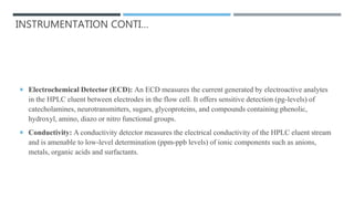 Ecd Instrumentation High Performance Liquid Chromatography (HPLC) drl.pptx