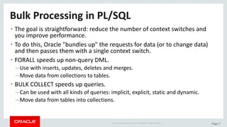 High Performance PL/SQL | PPT