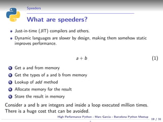 High Performance Python - Marc Garcia | PDF