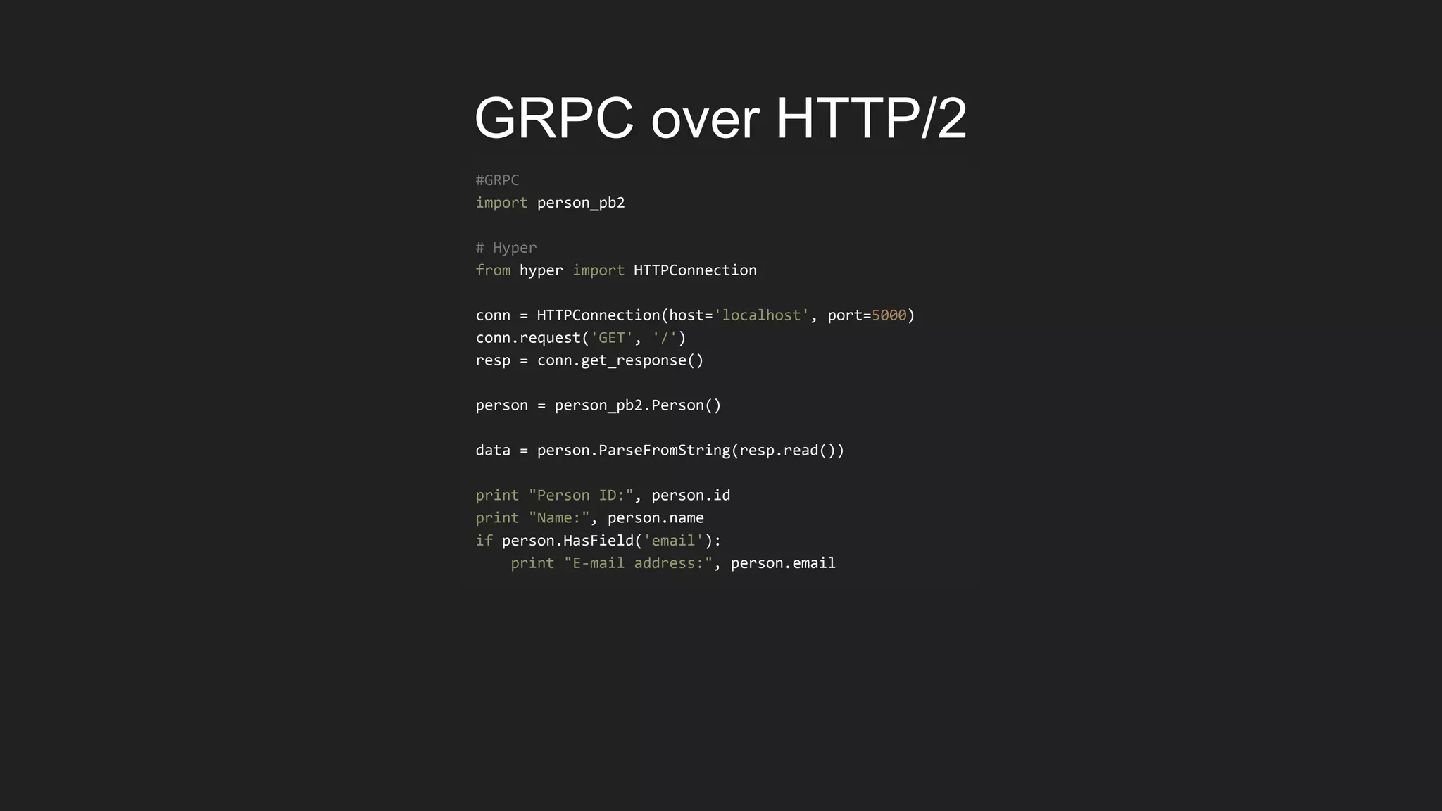 High Performance Python Microservice Communication | PPT