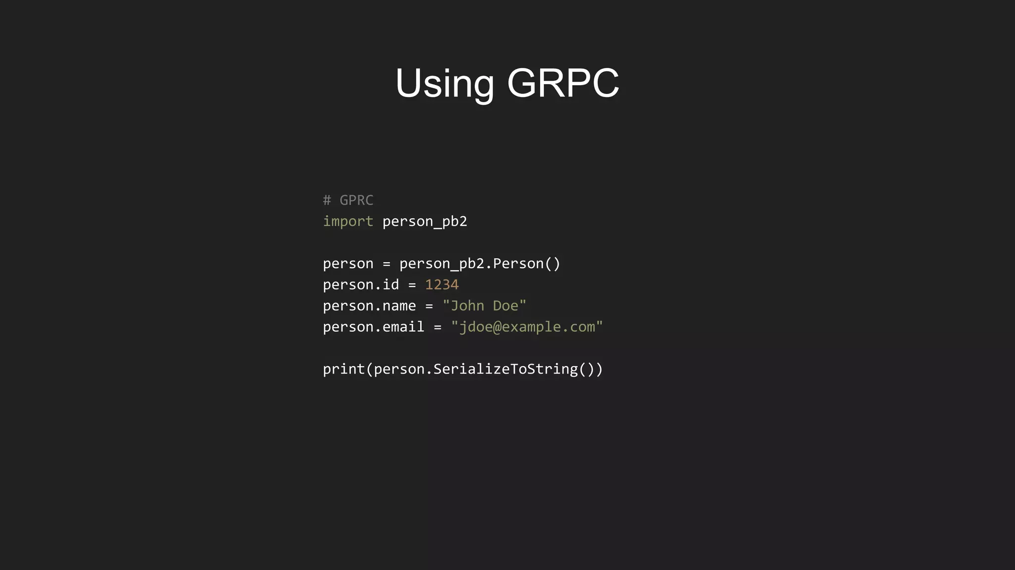 High Performance Python Microservice Communication | PPT