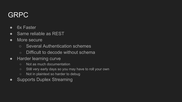 High Performance Python Microservice Communication | PPT