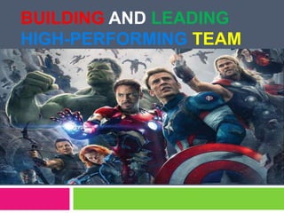 High performing team,team building,Team management | PPT