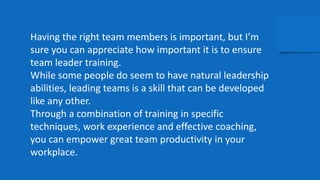 Learn about our Strategic Management
Training
Our unique combination of online leadership
training and facilitation can su...
