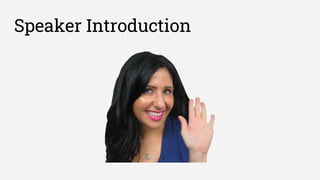 Speaker Introduction
 