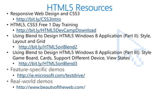 Develop High Performance Windows 8 Application with HTML5 and JavaScriptHigh perfw8appdevv1