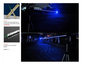 66.66 €                  
Tyrant Gold­Schale High Power
Laserpointer grün 200mw Kaufen
★★★★★                             
249.99 €                  
Laserpointer Grün 300mW
kaufen
 
★★★☆☆                            
 