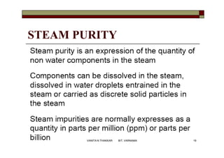 STEAM PURITY
19VANITA N THAKKAR BIT, VARNAMA
 