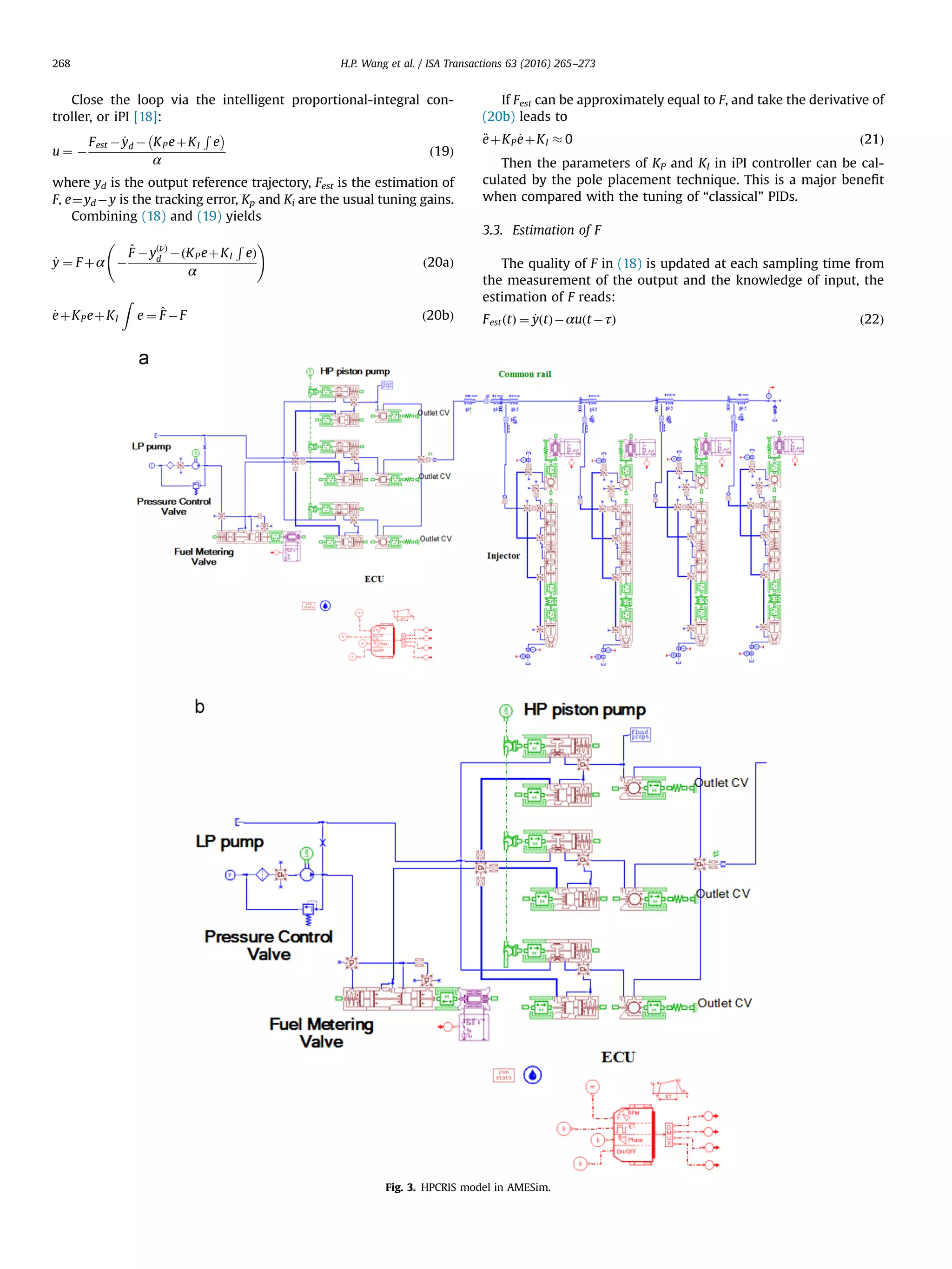High pressure common rail injection system modeling and control | PDF