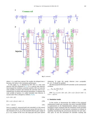 High pressure common rail injection system modeling and control | PDF