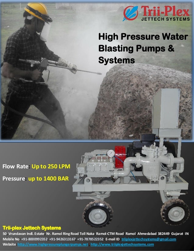 High pressure water blaster pumps Systems Manufacturers