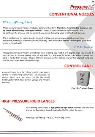 High pressure water jet cleaner-PressureJet