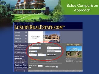 Sales Comparison Approach 