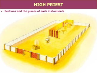 HIGH PRIEST Sections and the places of each instruments 