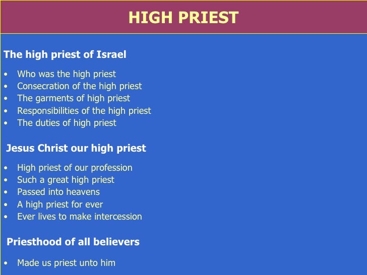 High Priest