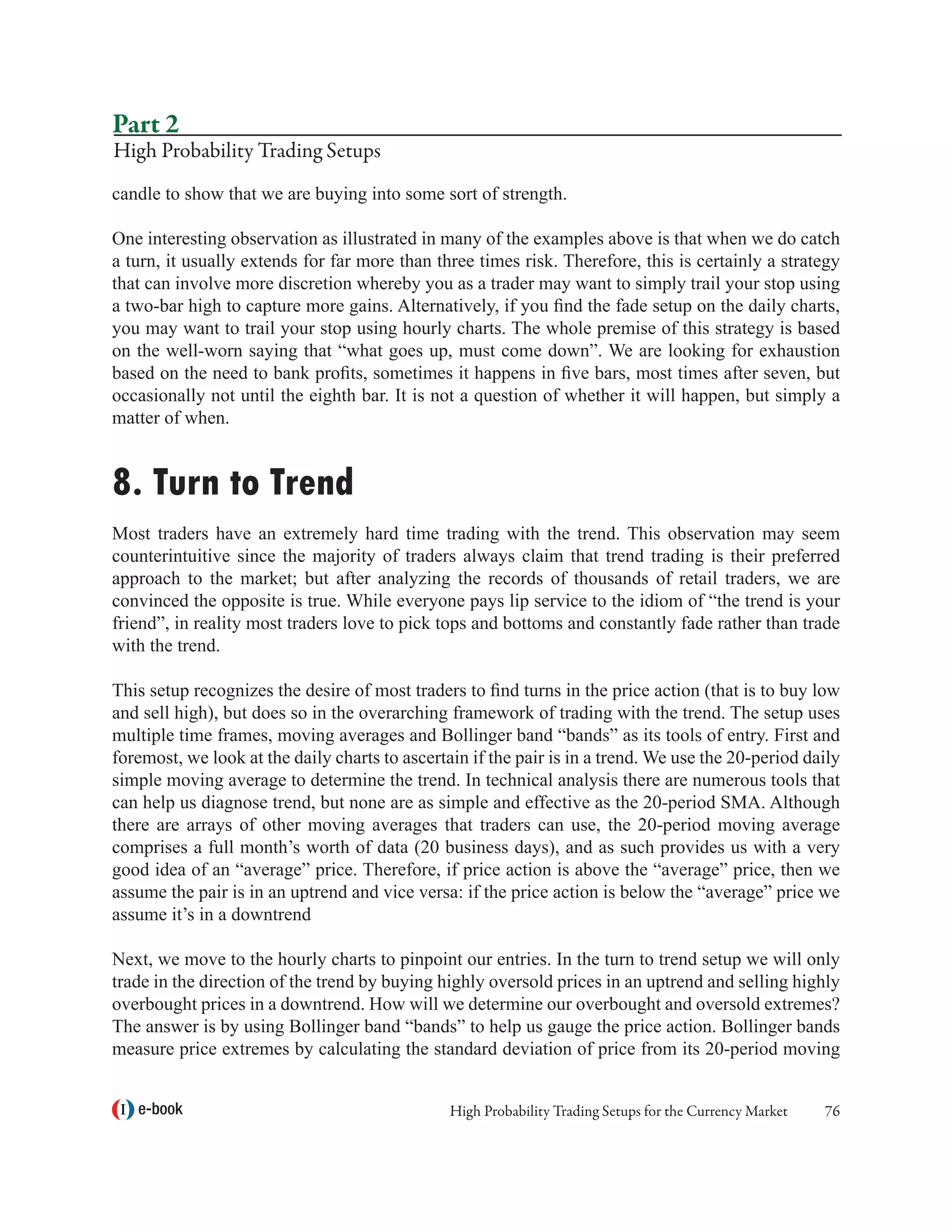 High Probability Trading Setups | PDF