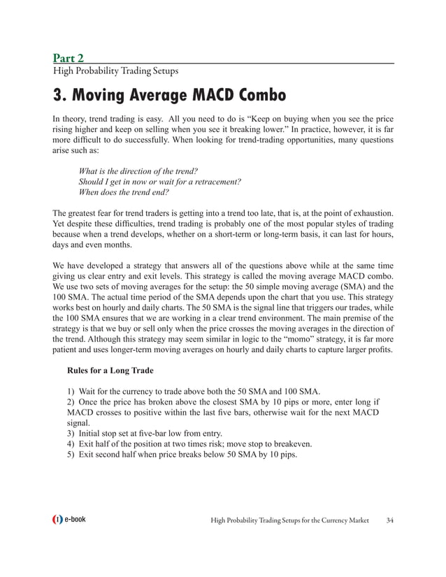 High Probability Trading Setups Pdf Stocks And Bonds Personal