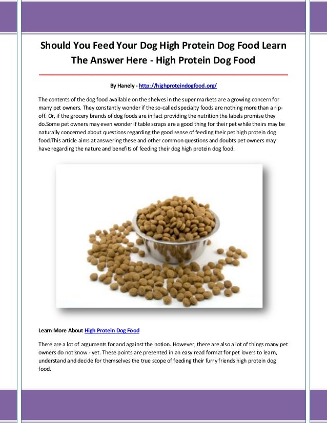good friends high protein dog food