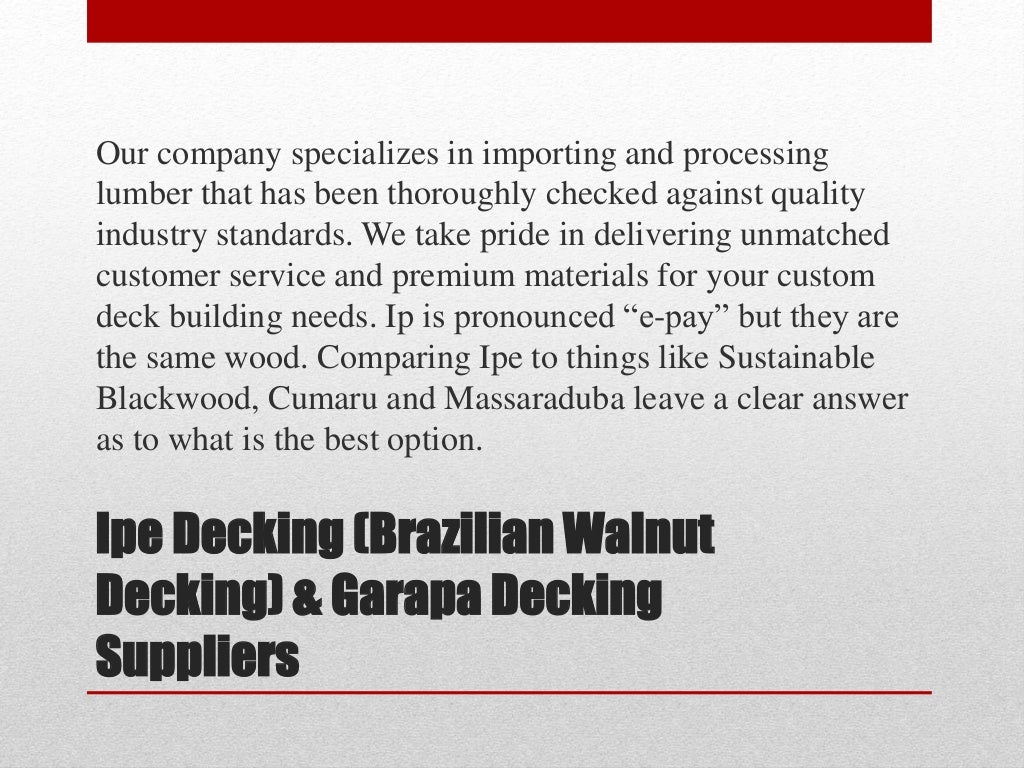 High Quality Epay Wood at