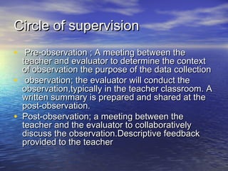 High quality of supervision and evaluation | PPT
