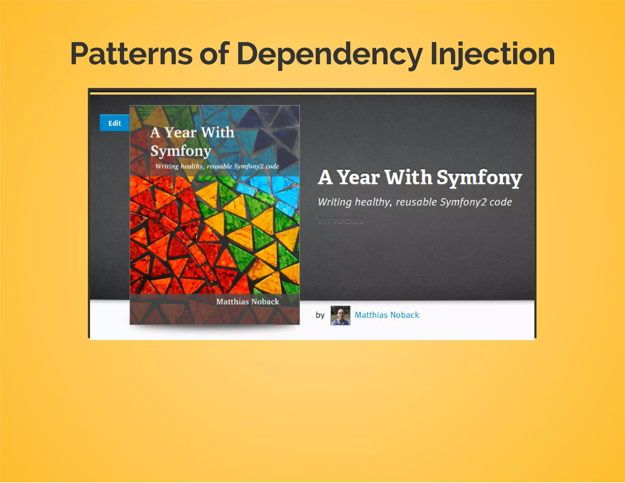 Shortcuts versus the Real deal
The base class provides some useful shortcuts
To get the most out of testing your extension:
Read all about classes like Definitionin the official
documentation
 