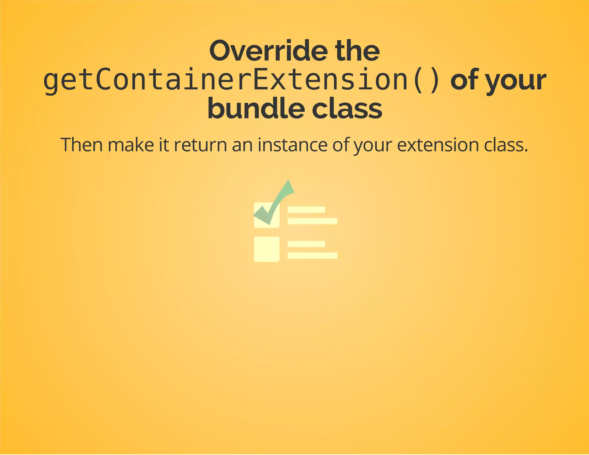But: no need to guess, you
already know which class
it is, right?
 