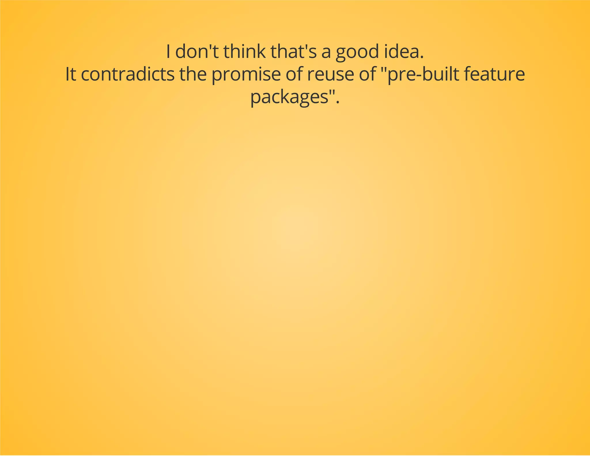 All your code lives in a
bundle
Documentation » The Book » Creating Pages in Symfony2
 