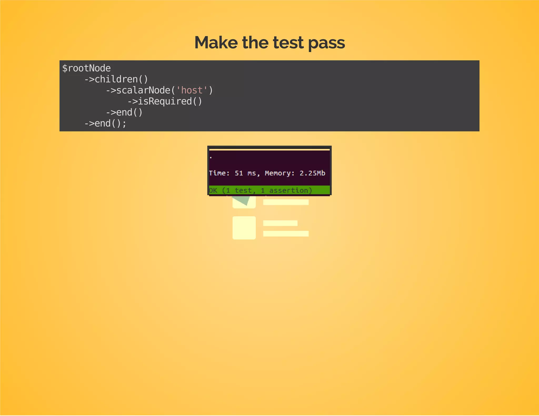 See it fail
bin/phpunit-capp
 
