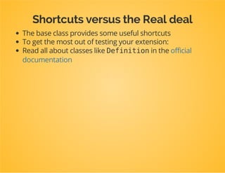 Refactor!
publicfunctionload(array$configs,ContainerBuilder$container)
{
$configuration=newConfiguration();
$config=$this->processConfiguration($configuration,$configs);
$this->configureServers($container,$config['servers']);
}
privatefunctionconfigureServers(ContainerBuilder$container,array$servers)
{
foreach($serversas$name=>$server){
$this->configureServer($container,$name,$server['host'],$server['port']);
}
}
privatefunctionconfigureServer(ContainerBuilder$container,$name,$host,$port)
{
$serverDefinition=newDefinition(null,array($host,$port));
$container->setDefinition(
'dpc_tutorial.'.$name.'_server',
$serverDefinition
);
}
 