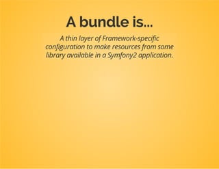 About bundles
 