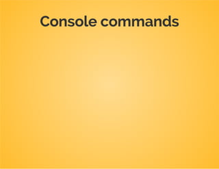 Reusable controllers
They work with Silex too!
Who would have though that was possible?
 