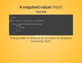 Desired structure in config.yml
dpc_tutorial:
#hostshouldbearequiredkey
host:localhost
 