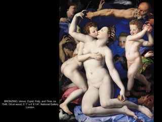 BRONZINO, Portrait of a Young Man,
• Cool sophistication and
detachment
• Hyper-articulate elegance
• Very “posed” and obvious
artificiality
• Identity is understood as a
performance
53
 