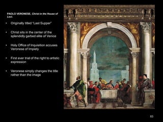 Tintoretto, THE REMOVAL OF THE
BODY OF ST. MARK, 1548
 