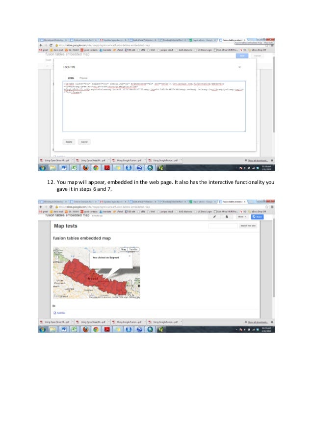 High res using google fusion tables to make interactive maps