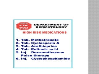 High Risk Medications for hospitals.pptx