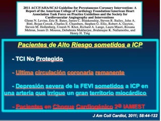 UPDATE OF HIGH RISK PCI . . . IMPELLA vs IABP : INCLUDES  THE SHOCK II TRIAL