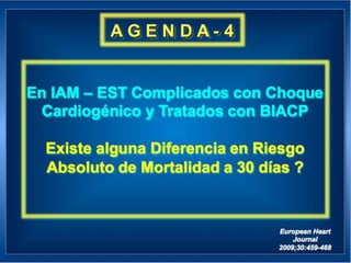 UPDATE OF HIGH RISK PCI . . . IMPELLA vs IABP : INCLUDES  THE SHOCK II TRIAL