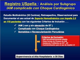 UPDATE OF HIGH RISK PCI . . . IMPELLA vs IABP : INCLUDES  THE SHOCK II TRIAL