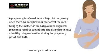 High risk pregnancy care in bangalore|Gynecology Center India Slide 3