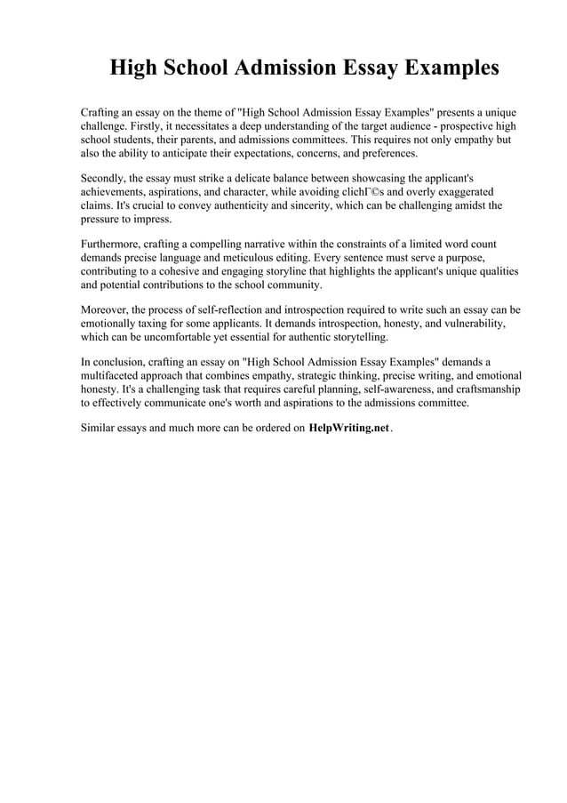 High School Admission Essay Examples.pdf
