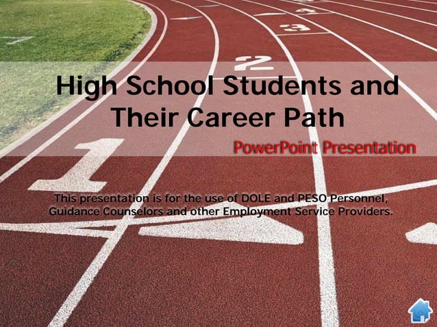 High school career guidance presentation | PDF