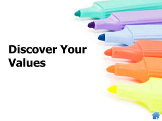 Discover Your
Values
 