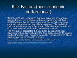 High school dropouts | PPT