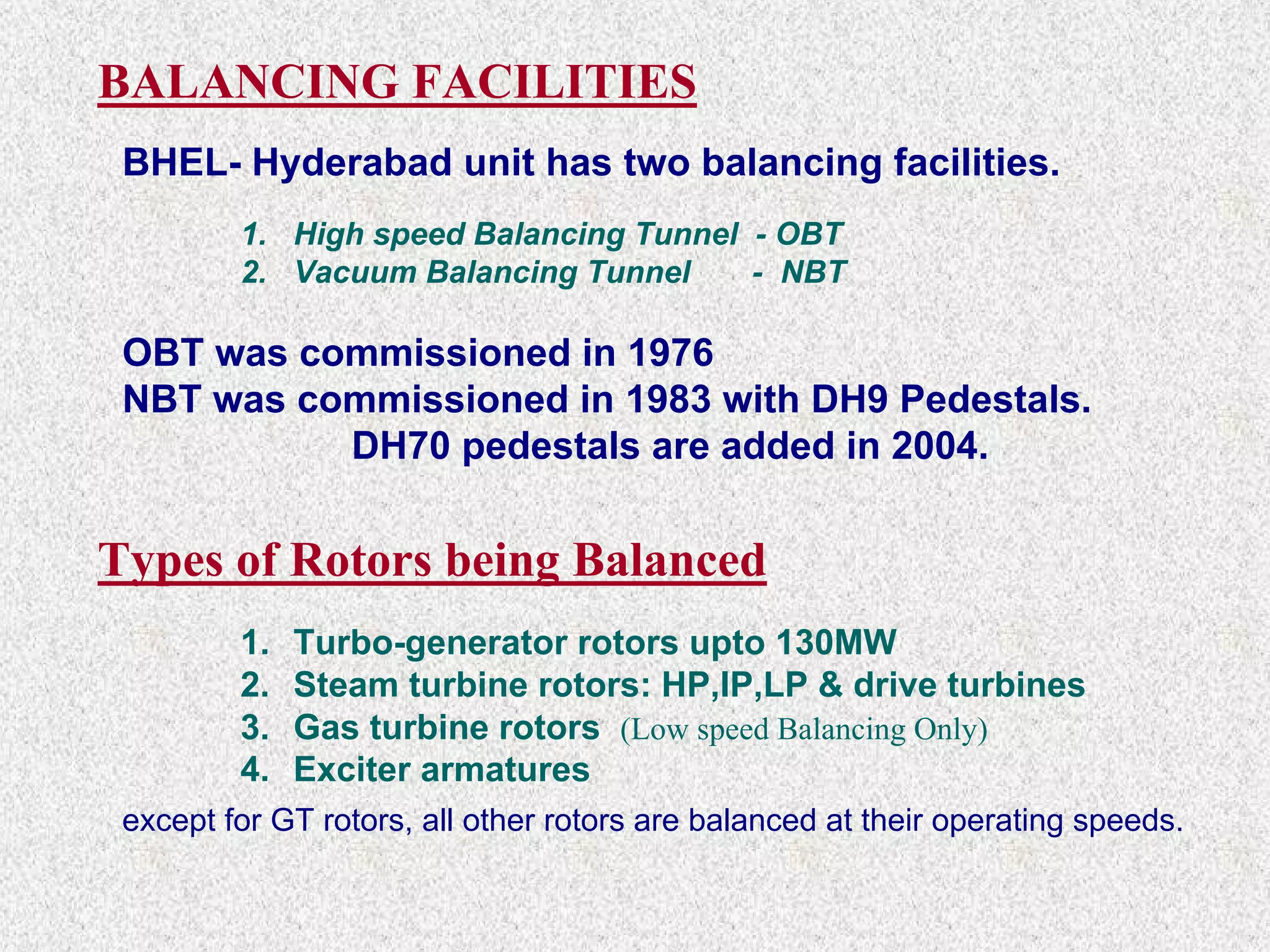 High speed balancing of turbine rotors | PDF