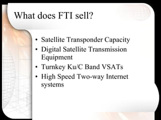 FTI\’s High Speed Internet Overview | PPT
