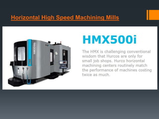 Horizontal High Speed Machining Mills
 