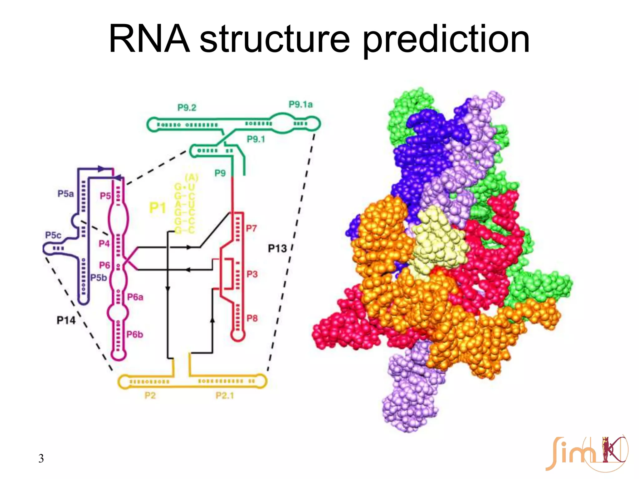 3
RNA structure prediction
 