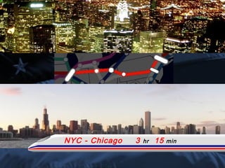 NYC - Chicago   3  hr   15   min 