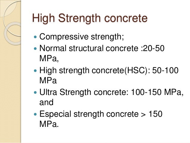 Concrete strength. Cement strength. High strength White.